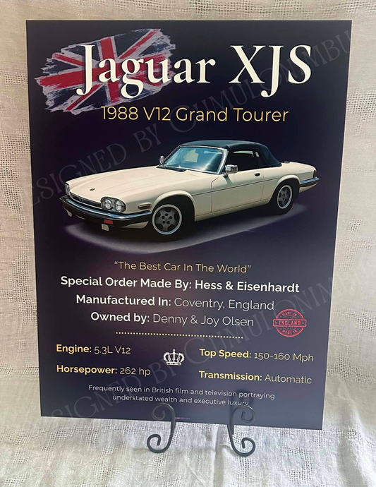 Custom Car Showcase Poster